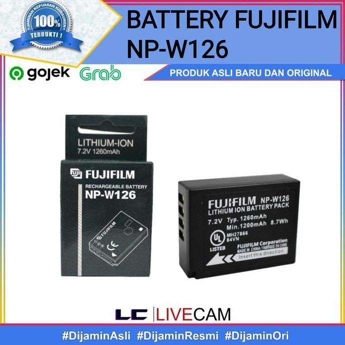 THE BEST BATERAI FUJIFILM NP-W126 / BATTERY KAMERA FUJIFILM NP-W126 /NP-W126 KODE 279
