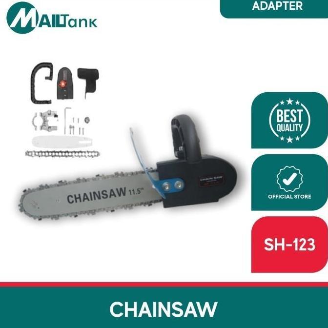 ~~~] ADAPTER CONVERTER CHAINSAW 12" ADAPTOR GERGAJI MESIN GERINDA 12 INCH