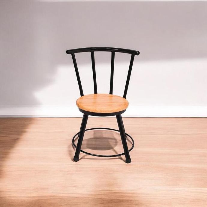 TERBARU - Kursi Bakso / Kursi Cafe / Kursi Tinggi / Kursi Belajar (30CM)Sandaran