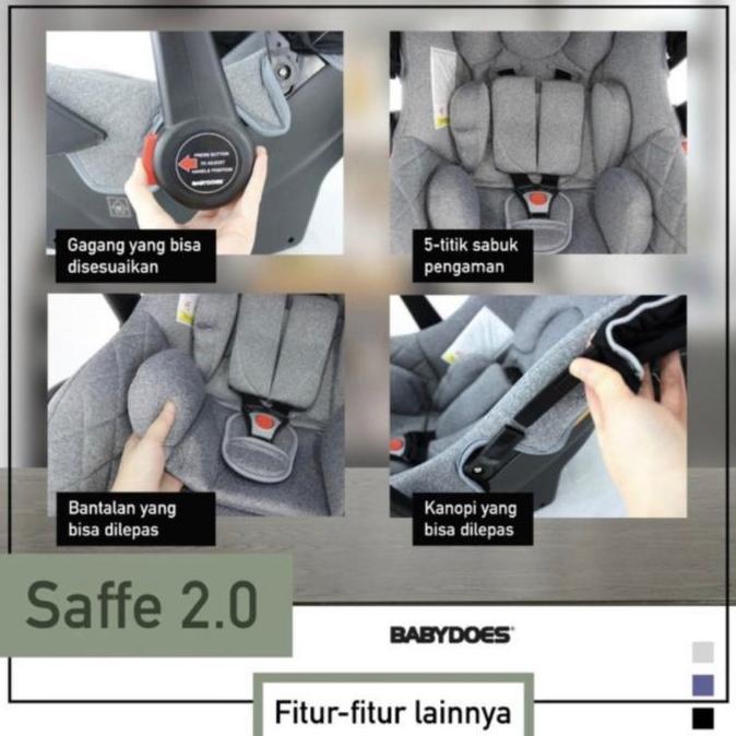 Lansungkirim- Car Seat / Carseat Babydoes / Baby Does Saffe 2.0