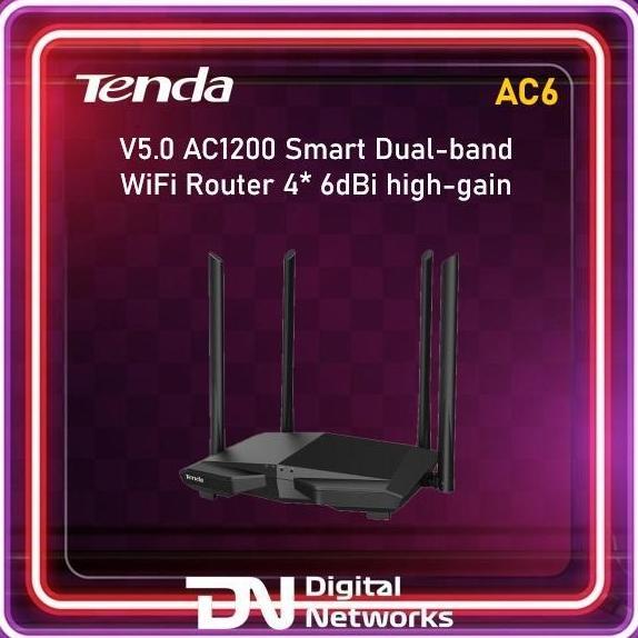 AC6 Tenda AC6 AC1200 Smart Dualband 4*6dBi Antenna Tenda AC6