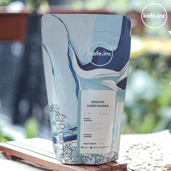 Kopi Fine Robusta Flores Bajawa Kafein (biji/bubuk)
