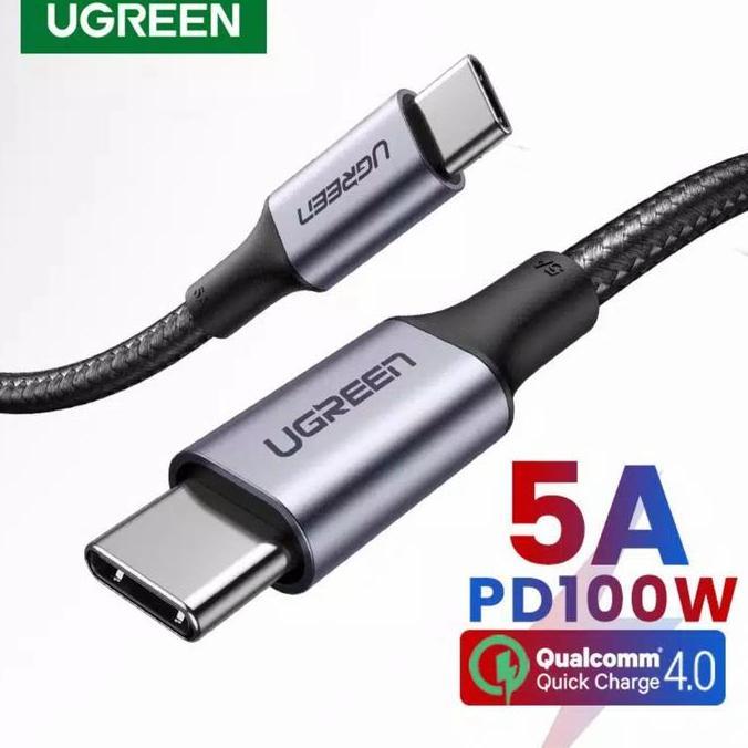 TERBARU - Ugreen Kabel USB C to USB C 5A 100 Watt Ugreen Kabel USB C PD Charging