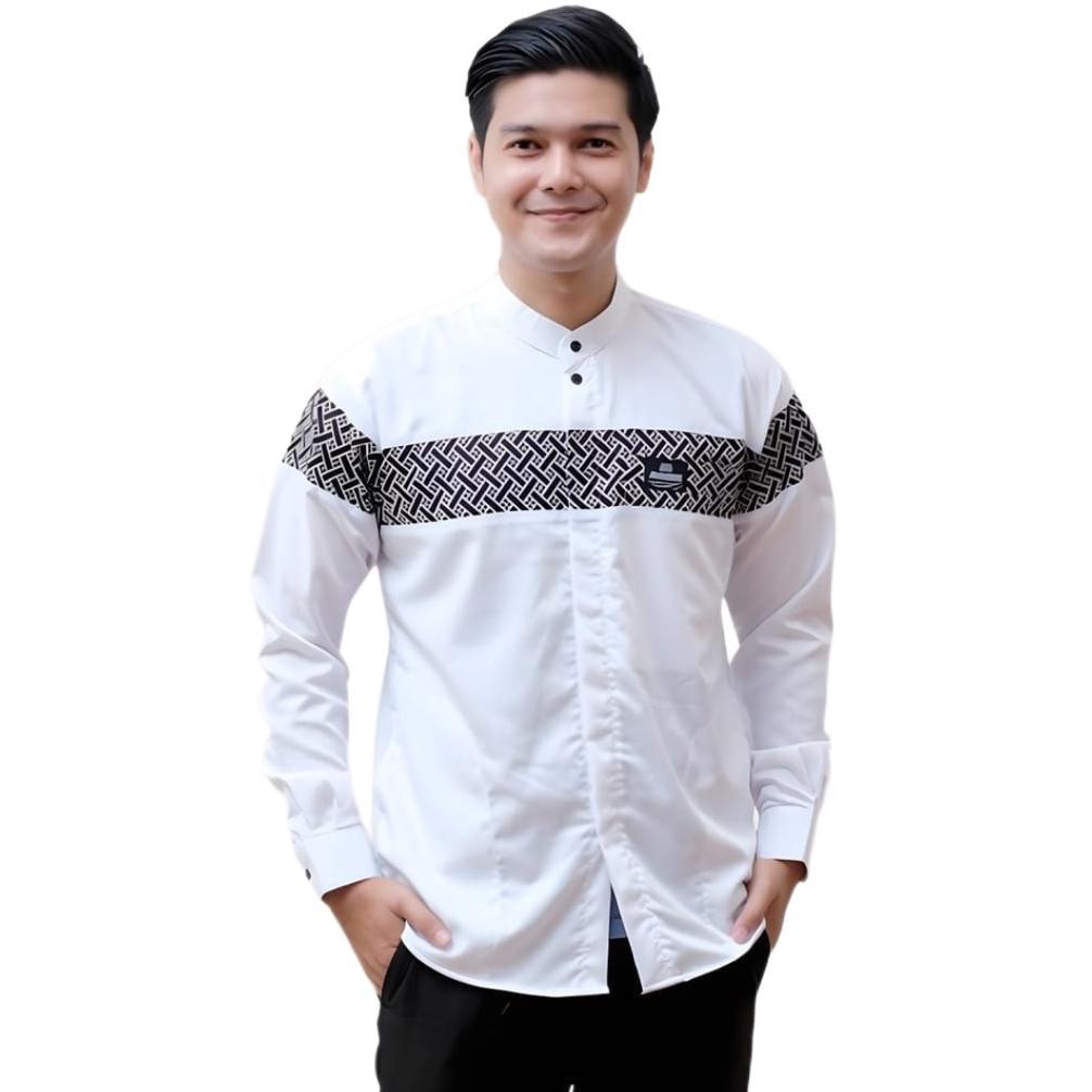 BELI Baju Koko Pria Dewasa Lengan Panjang Motif nusantara BELI