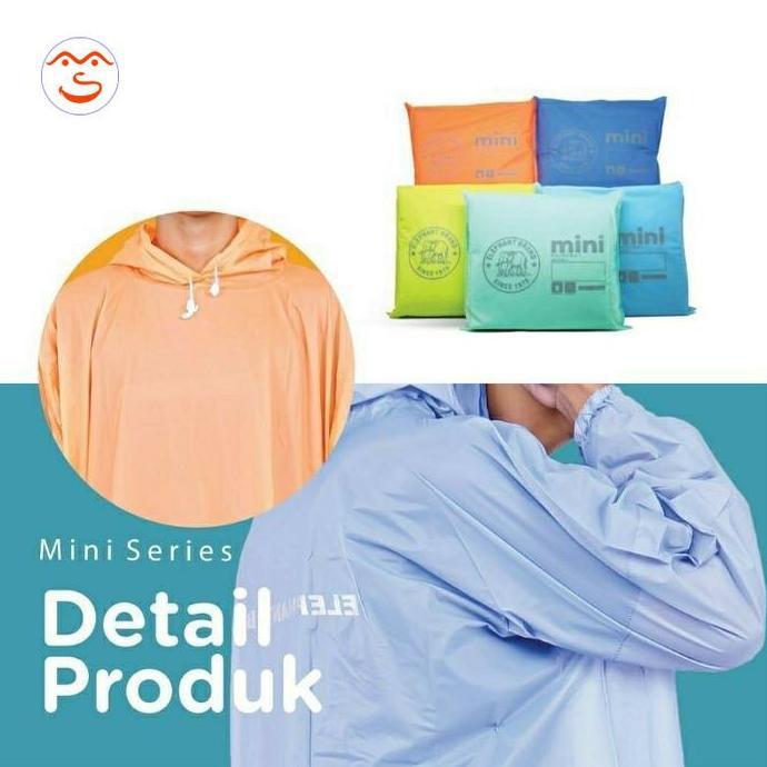 Elephant Brand Jas Hujan Ponco Lengan Mini