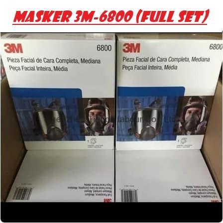 3M Masker Reusable full Face Mask Respirator 6800