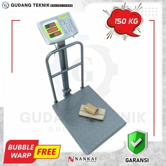 PANGRANGO Timbangan Duduk Digital Rail Nankai 150Kg / Timbangan Digital Nankai 150 Kg / Nankai 150Kg