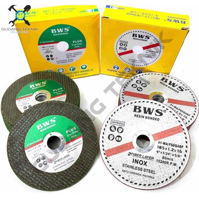 PANGRANGO Mata Gerinda Potong BWS 4" Batu Gerinda Potong BWS 4" Mata Batu