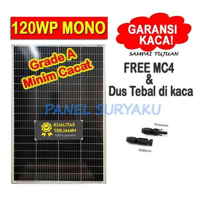 Solar Panel Surya 120wp Mono Solar Cell 120wp Mono