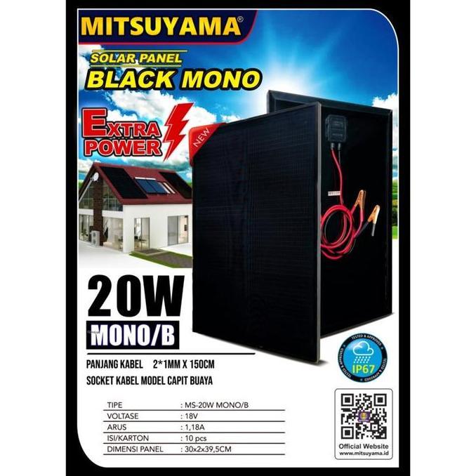Solar Panel Solar Cell Panel Surya 20wp Monocrystalline 20 Wp Mono