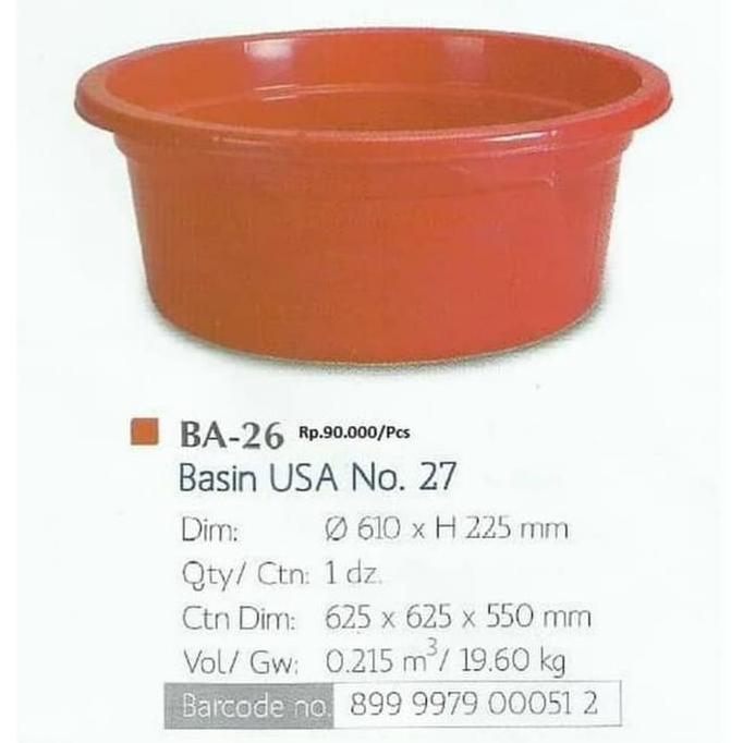 BASKOM lion star/bak besar/ember bulat/baskom bulat JS