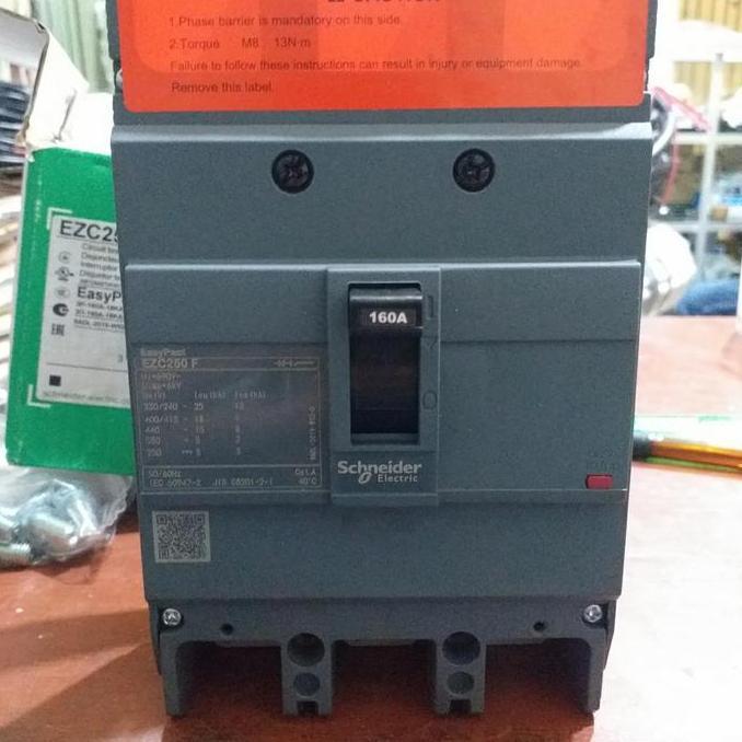 Ezc 250F3160, Mccb Schneider 3Phase 160A Murah