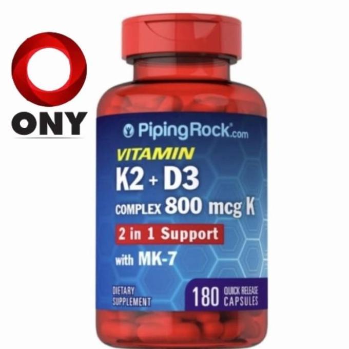 PIPINGROCK PIPING ROCK MK7 MK 7 VITAMIN K2 K D3 D 180