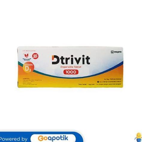 DTRIVIT 1000 IU BOX 30