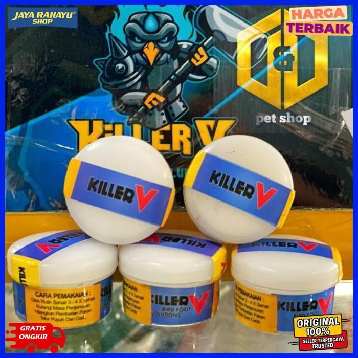 Quality Killer V Obat Kaki Burung Jamur Urat Merah Bintil