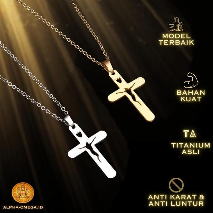 Kalung Salib Yesus Wanita Katolik - Kalung Rohani Kristen Katolik
