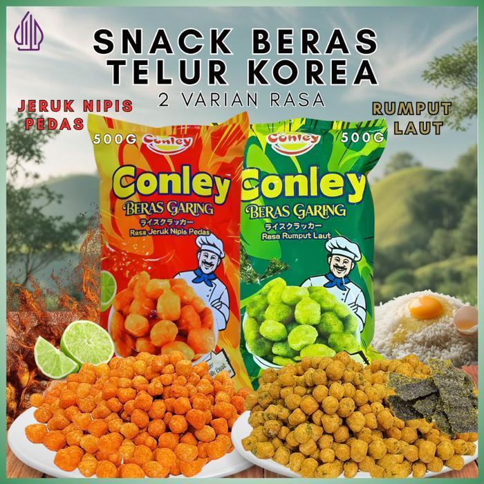 Cod Halal Snack Korea Viral/Snack Beras Telur Korea/Korean Egg Rice Snack/Camilan Beras Telur/Snack 