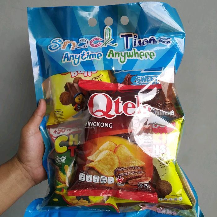 50 Paket Snack Time Indofood Per Paket Isi 5 Snack