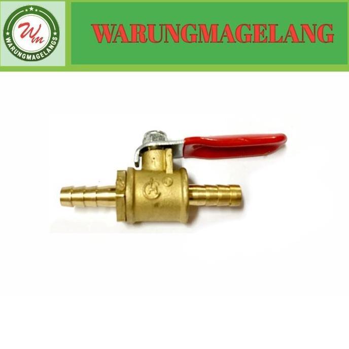 Kran bensin/ kran double selang 6mm