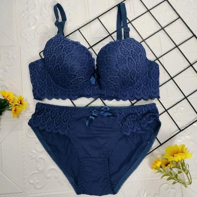 Wokpu- Bra Set Bh + Cd Setelan Wanita Kwalitas Import Bra Set Sexy Wanita