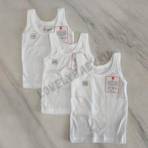 KAOS DALAM ANAK/KAOS DALAM BOY LONDON/SINGLET PUTIH POLOS