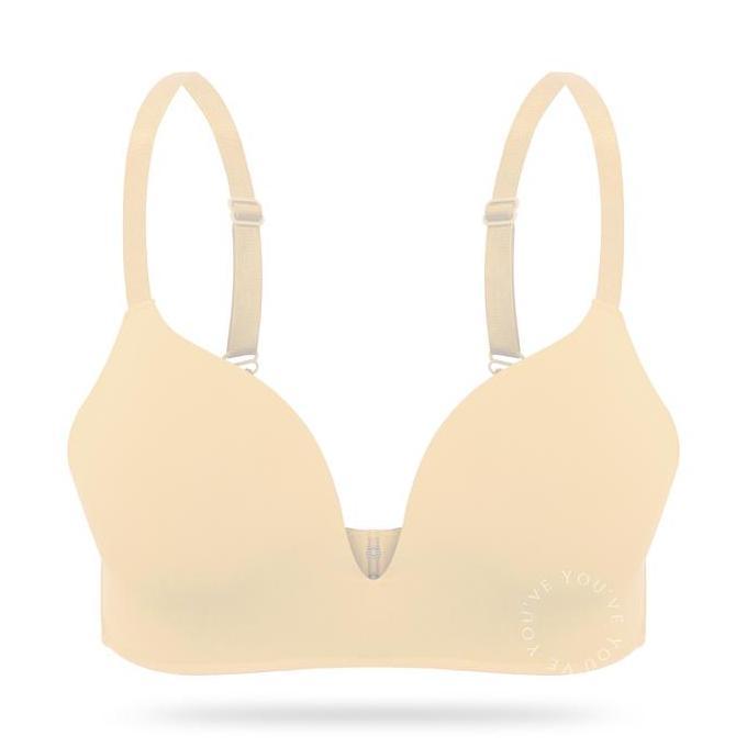 Wokpu- You'Ve ( Youhave ) Bh Bra Tanpa Kawat Wanita Premium Satin Seamless Busa Tipis 100089