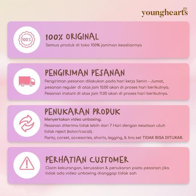 Wokpu- Bra Young Hearts Daily Basic 1/2 Cup Y23-20124B