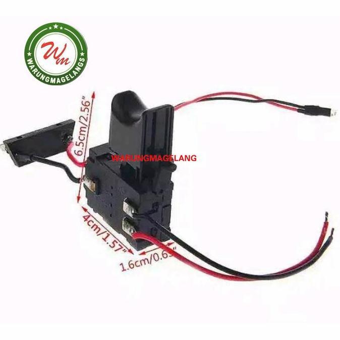 Saklar switch mesin bor baterai DC Cordless 12v 14v 16v 20v NRT RYU