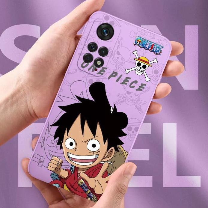 Case untuk Redmi Note 11 11 PRO 5G LUFFY One Piece Cartoon Softcase Gambar