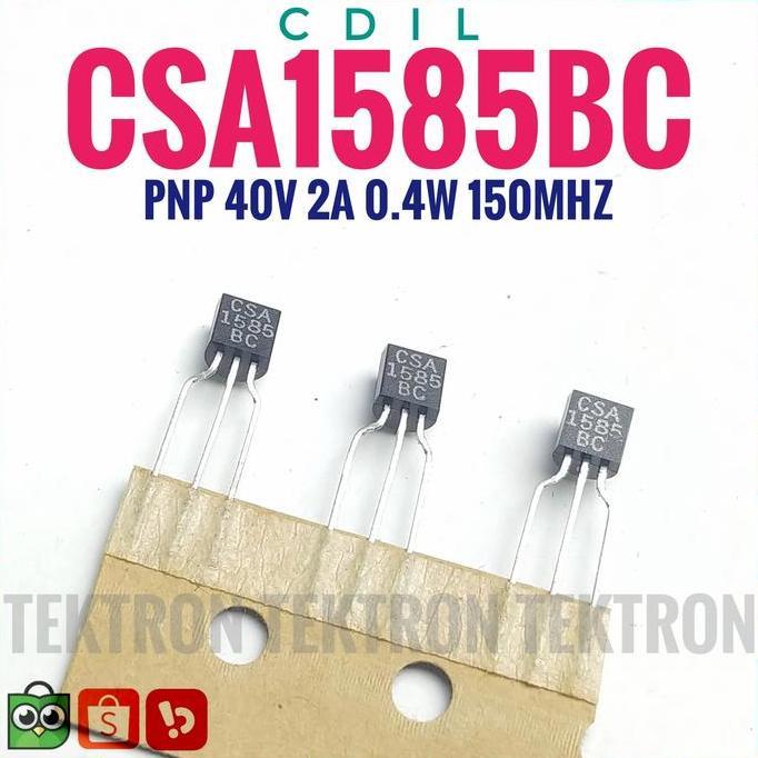 Baru (1) Transistor CSA1585BC CSA1585 CSA 1585 BC PNP 40V 2A 0.4W tek70n Buru Order