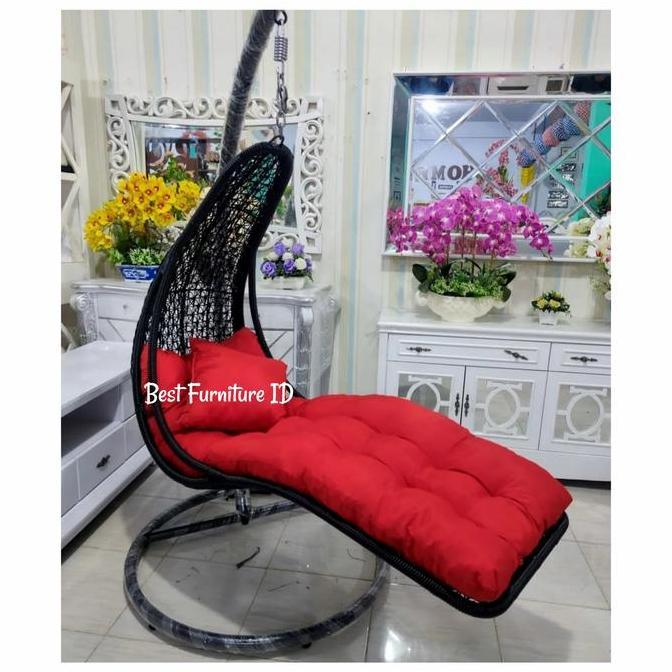 BEBAS ONGKIR - Ayunan Selonjor Rotan Sintetis