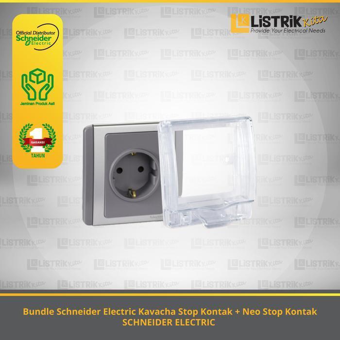 Stop Kontak Schneider Kavacha Stop Kontak + Neo Stop Kontak Bundle Baru