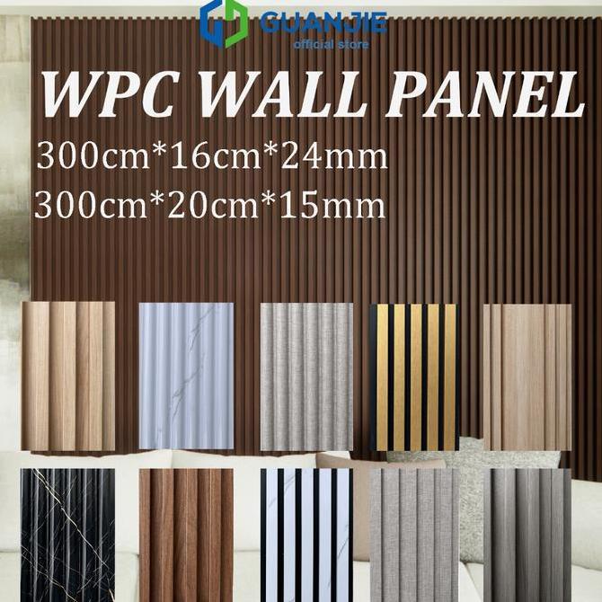 TERLARIS - GUANJIE - 3 Meter | Wpc Wall Panel | Wpc Wall Panel | Upvc Wall Panel / Wpc Wood Panel/3d