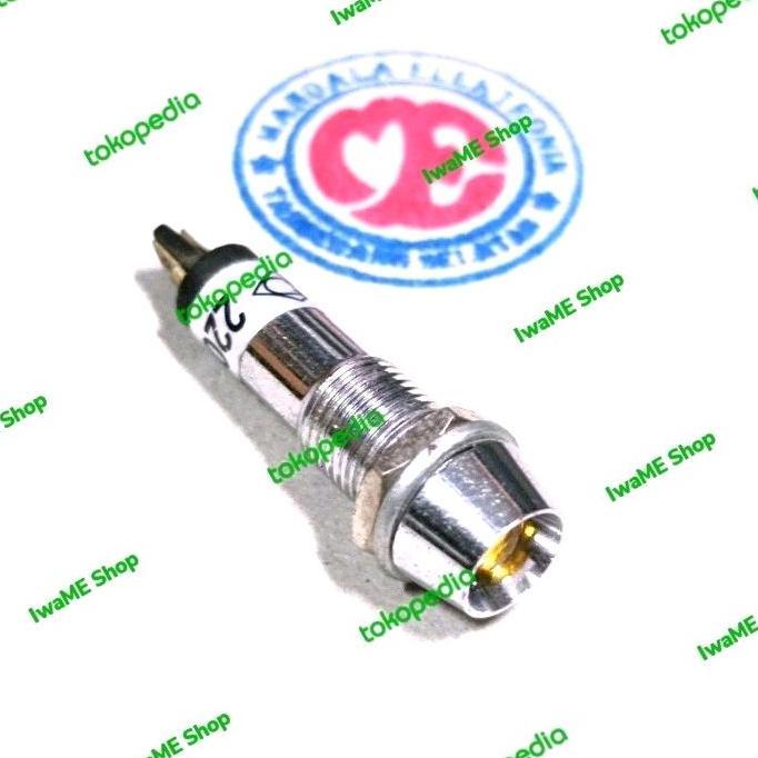 (1) pilot lamp led ac 220v lampu panel iwame3 Diminati Banget