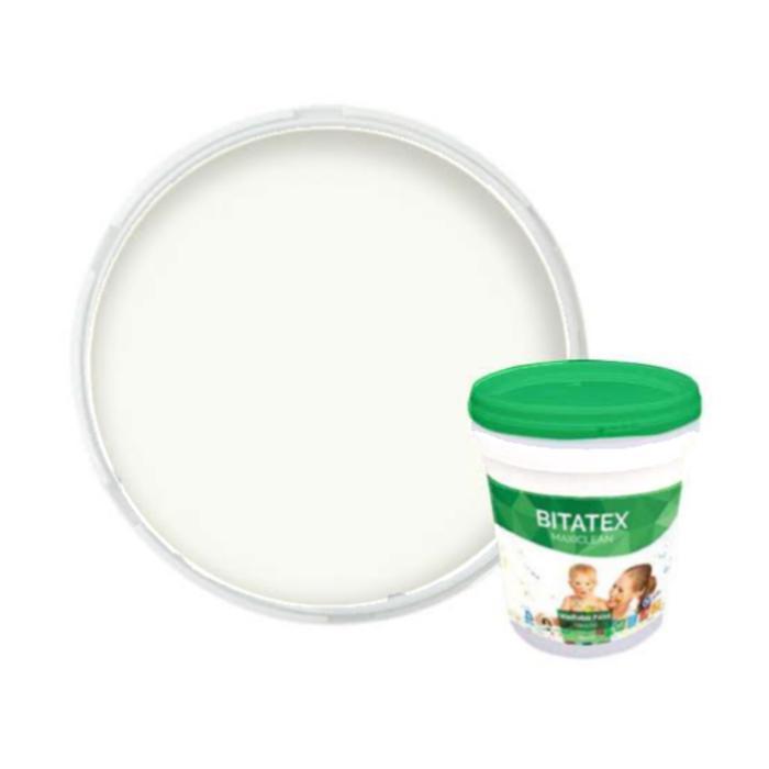 Bitatex Maxiclean Super White 20L Pail Cat Tembok Easy Clean Ready Mix