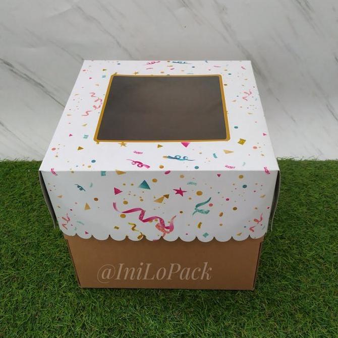NEW - [5pcs] Dus Tart Party x22x20 / Box Kue 22 Cm / Dus Tart 22 Cm