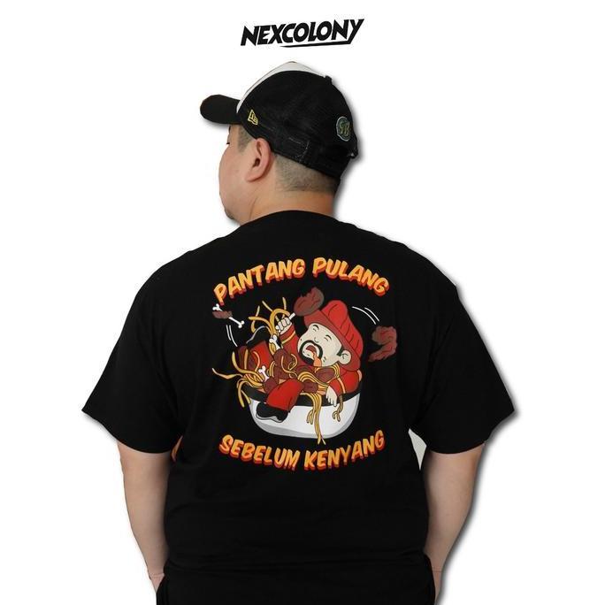 Lansungkirim- Kaos Hitam Pemadam Kelaparan - Nexcolony Official