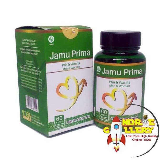 Terlaris Kapsul Jamu Prima Original Obat Kuat Herbal Stamina Pria Dan Wanita happy shopping kak