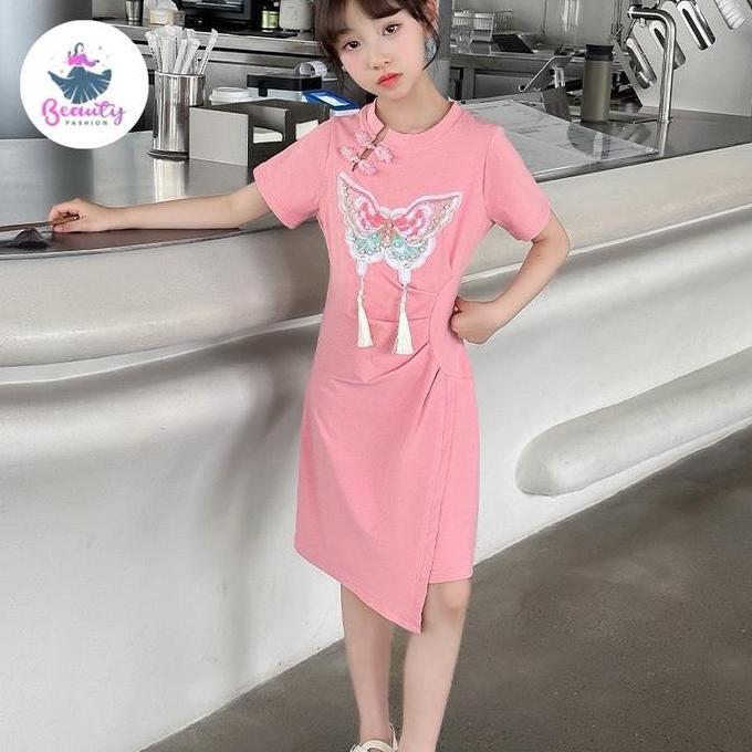 D07 New Summer Children's  Hanfu Princess Dress for Girls Anak (TERBAIK) (TERBARU) (TERMURAH)
