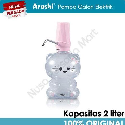 Arashi ACD 01 PINK Pompa Galon Karakter Elektrik Dispenser 2 Liter YAN