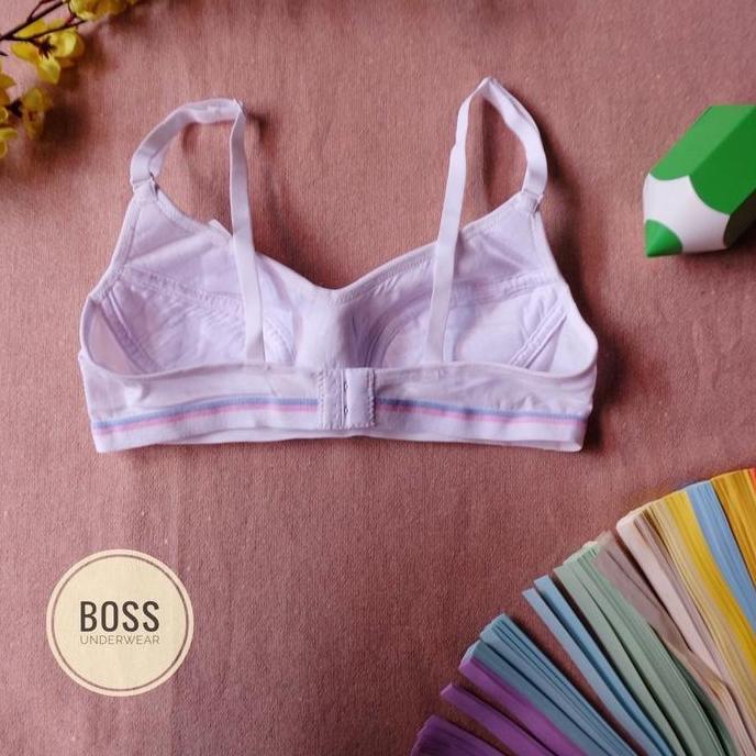Sport bra remaja busa tipis tanpa kawat, miniset kait katun, BH remaja sekolah , pakaian dalam anak 