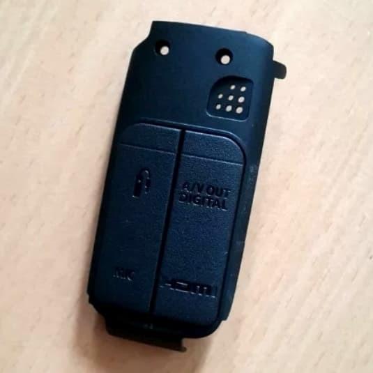 Door Cover Usb Rubber Karet Tutup Usb For Canon Eos 6D - Hitam Baru