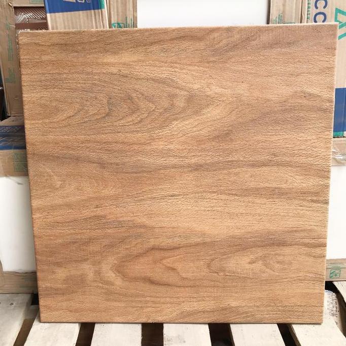 Keramik 50x50 urat kayu (kasar)/keramik teras/ keramik taman/ garasi ASLI