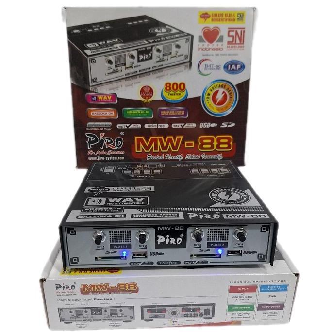 Amplifier Walet Piro MW 88 Anti Petir Ber SNI PROMO