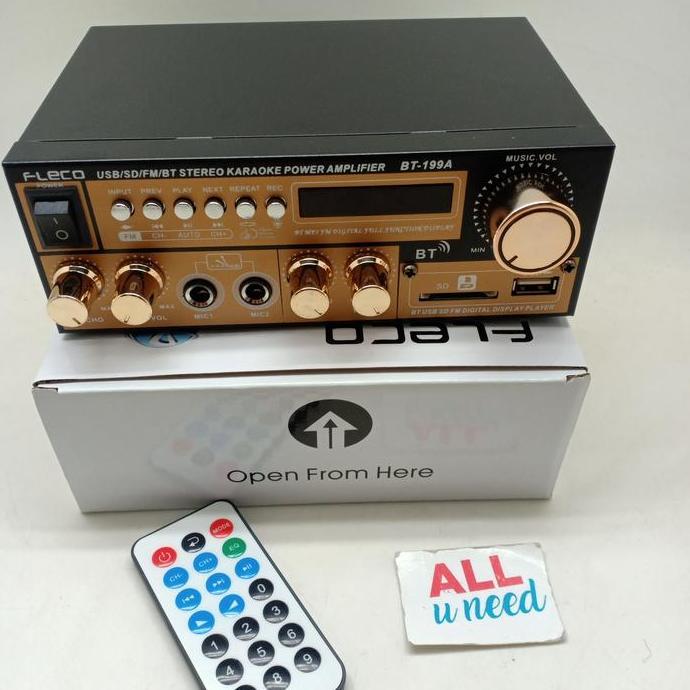 Amplifier Bluetooth Fleco BT-199A - Ampli Fleco 199A Amplifier Karaoke HARGA KHUSUS
