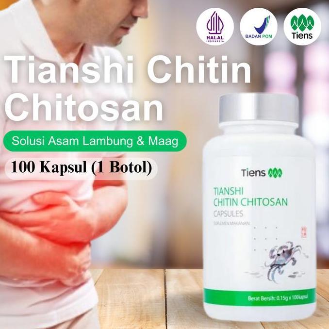 Tiens - Tianshi Chitin Chitosan Capsules Suplemen Asam Lambung