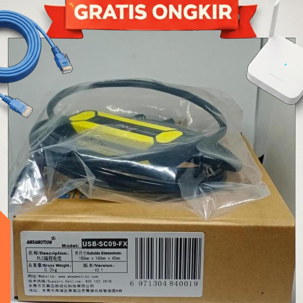 Usb-Sc09-Fx Fx-Usb-Aw Plc Data Programming Cable For Mitsubishi Fx Plc