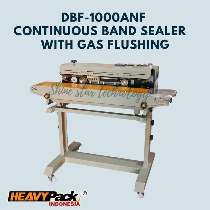 Promo Continuous Sealer With Nitrogen Inlet DBF-1000AN DBF-1000ANF HeavyPack Diskon