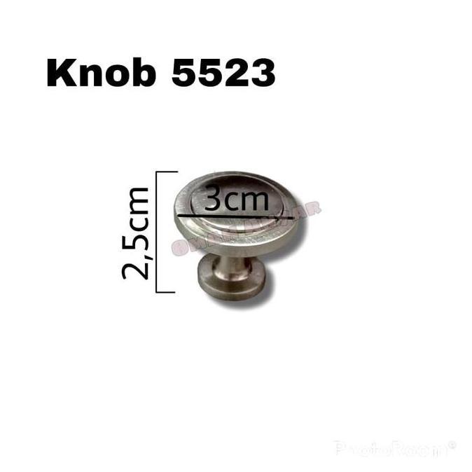 ] Knob Handle Tarikan Pegangan Laci Pintu  Lemari SS Aluminium Kuningan