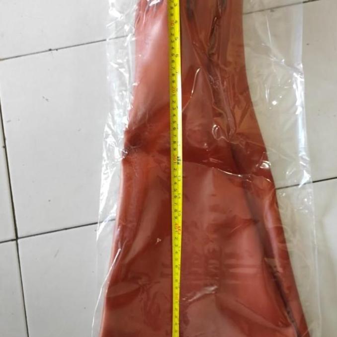Sarung Tangan Sandblast Karet Orange Blasting Cabinet Kompac Tebal